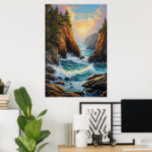 Poster Falaises de la Furie (Bureau à domicile)