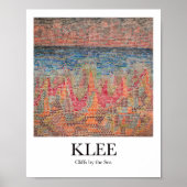 Poster Falaises de la mer par Paul Klee (Devant)