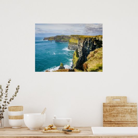 Poster Falaises de Moher, Irlande (Cuisine)