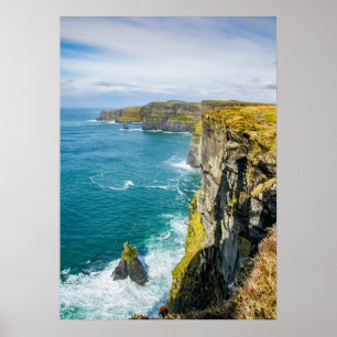 Poster Falaises de Moher, Irlande