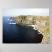 Poster Falaises de Moher Irlande (Devant)