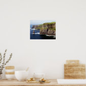 Poster Falaises de Moher Irlande (Cuisine)