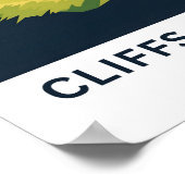 Poster Falaises de Moher Irlande Imprimer (Coin)