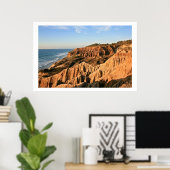 Poster Falaises de sable à Torrey Pines (Bureau à domicile)