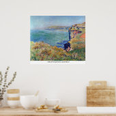 Poster Falaises de Varengeville par Claude Monet (Cuisine)