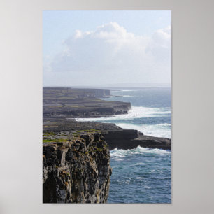 Poster Falaises d'Inishmore - Vue Sud
