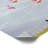 Poster Falaises et baie (Coin)