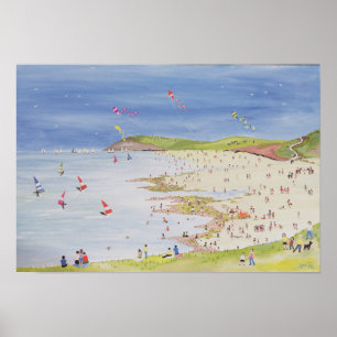 Poster Falaises et baie