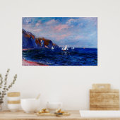 Poster Falaises et voiliers à Pourville, 1882 (Cuisine)