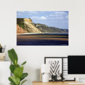 Poster Falaises Le Long De La Côte Jurassique (Bureau à domicile)