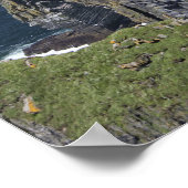 Poster Falaises panoramiques de Moher et tour d'O'Brien (Coin)