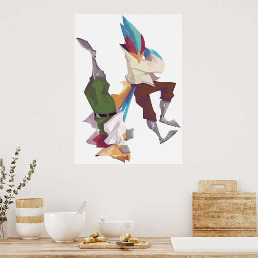 Poster Falco et Fox (Cuisine)