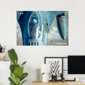 POSTER FALCON DE COMBAT F-16C (Bureau à domicile)