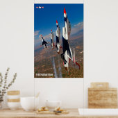 POSTER FALCON DE COMBAT F-16C (Cuisine)