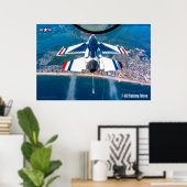 POSTER FALCON DE COMBAT F-16C (Bureau à domicile)