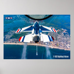 POSTER FALCON DE COMBAT F-16C