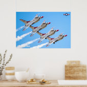 POSTER FALCON DE COMBAT F-16C (Cuisine)