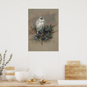 Poster Falcon du Groenland par Joseph Wolf (Cuisine)