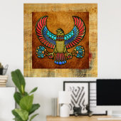 Poster Falcon égyptien (Bureau à domicile)