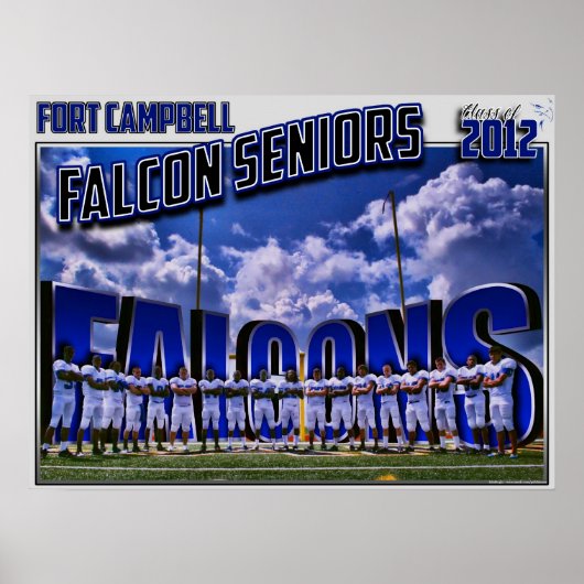 Poster Falcon Seniors 2011 - Classe de 2012 (Devant)