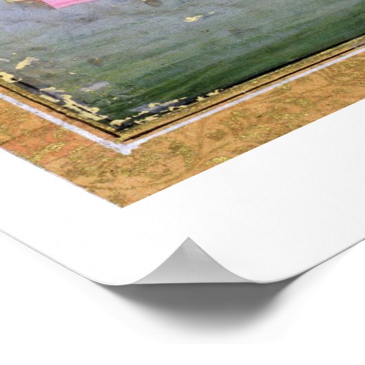 Poster Falconer avec compagnon et guépard, de (Coin)