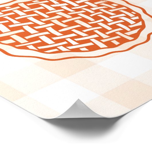 Poster Fall A Little Cutie Pie 1st Birthday Welcome Sign (Coin)