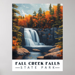 Poster Fall Creek Falls : Serenity in the Tennessee Wilds
