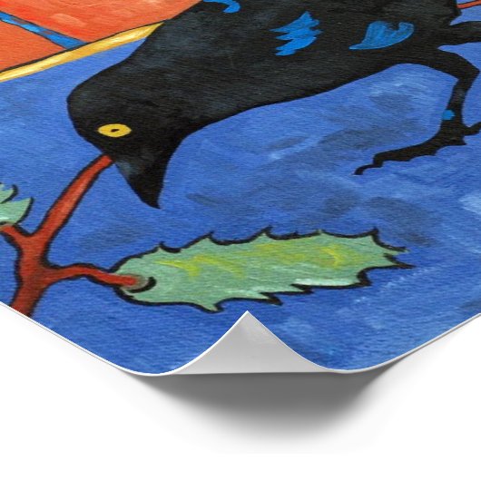 Poster Fall Crow (Coin)