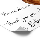 Poster Fall Little Citrouille Baby shower Faveurs (Coin)