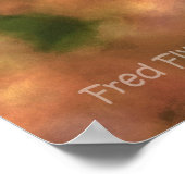 Poster Fall Maple Feuille HDR (Coin)