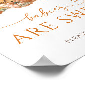 Poster Fall Teddy Bear Baby are Sweet Take a Treat (Coin)