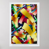 Poster " FALLING RAINBOW AT NIGHT " par : Robert Singleta (Devant)