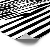 Poster Falling Water Droplets in Ocean OP Art (Coin)