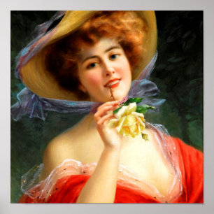 Poster Falln Lady in Red