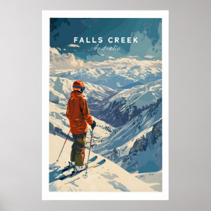 Poster Falls Creek Print Australie 1