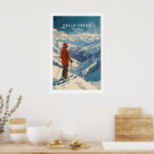 Poster Falls Creek Print Australie 1 (Cuisine)