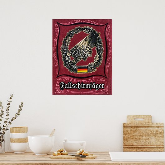 Poster Fallschirmjaeger (Cuisine)