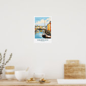 Poster Falmouth Cornwall Travel Print (Cuisine)