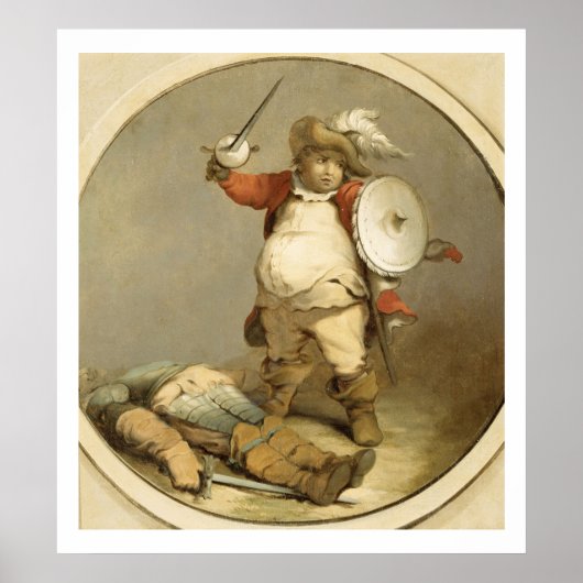 Poster Falstaff avec le Corps de Hotspur, c.1786 (huile s (Devant)