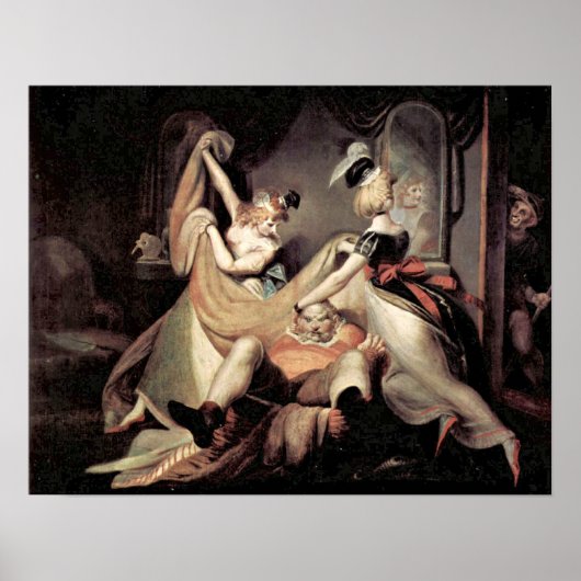 Poster Falstaff dans la corbeille par Henry Fuseli (Devant)