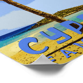 Poster famagusta chypre - plages de chypre (Coin)