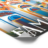 Poster famagusta chypre - plages de chypre vacances (Coin)