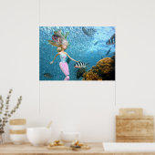 Poster Fameuse sirène (Cuisine)