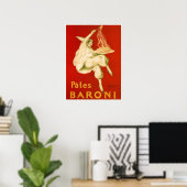 Poster Fameux Leonetto Cappiello pâtes italiennes et (Bureau à domicile)