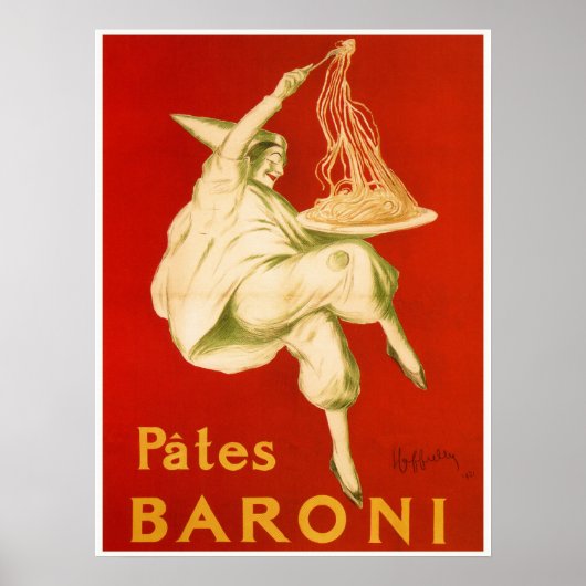 Poster Fameux Leonetto Cappiello pâtes italiennes et (Devant)
