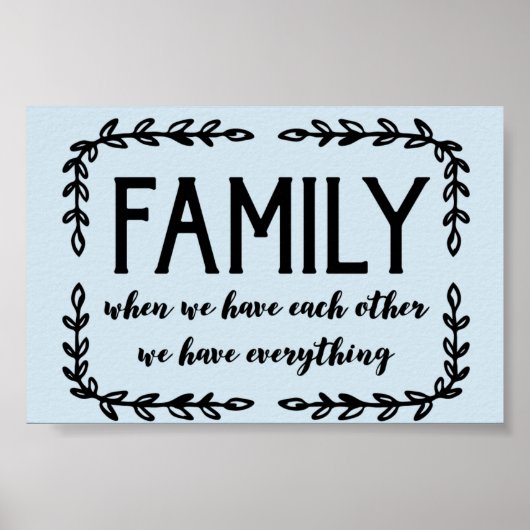 Poster Famille (Devant)