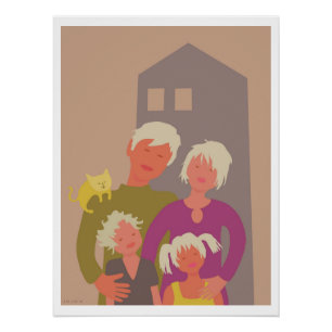 Poster Famille