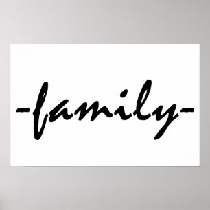 Poster Famille