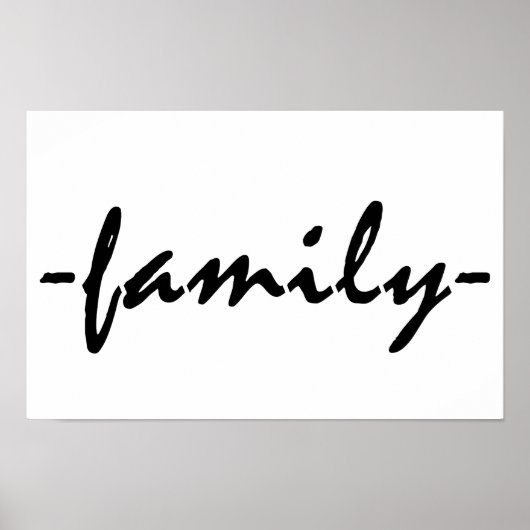 Poster Famille (Devant)