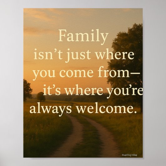 Poster Famille - Accueil (Devant)